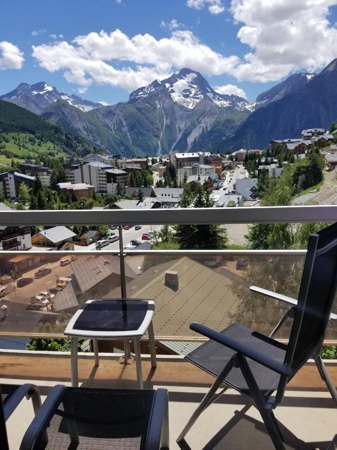 Magnifique Vue Centre Station Appartement Les Deux Alpes Buitenkant foto