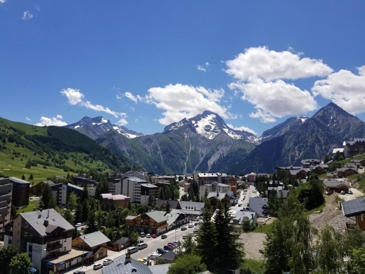 Magnifique Vue Centre Station Appartement Les Deux Alpes Buitenkant foto